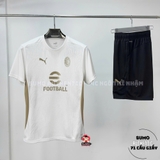 Áo Thể Thao Chính Hãng Puma Puma AC Milan Training Jersey Soccer - màu Trắng 777496-14