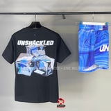 Quần Thể Thao Chính Hãng UNSHACKLED WAVE BLUE SHORT - màu Xanh Dương UNSHACKLED81