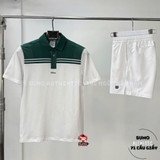Áo Thể Thao Chính Hãng Wilson All Seasons Polo - màu Trắng Xanh Lá WM00143511-GNG
