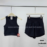 Quần Thể Thao Chính Hãng Wilson Split Court Short - màu Đen WW00602511-BKA