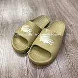 Dép Thể Thao Lacoste Màu Nâu - Papuce Lacoste SERVE SLIDE -745CMA00052A9