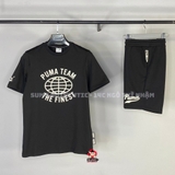 Bộ Thể Thao Puma Màu Đen - PUMA Team Men's Graphic Set - 536956 01/536934 01