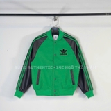 Áo Thể Thao Adidas Chính Hãng Màu Xanh Lá - Originals Varsity Jacket - HZ0696