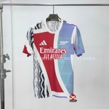 Áo Adidas Chính Hãng Men Arsenal FC Pre-season Shirts Red White Soccer AFC Tee Jersey JE7562