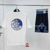 Bộ Thể Thao PSG Chính Hãng Màu Trắng - Paris Saint-Germain - PSG white circle