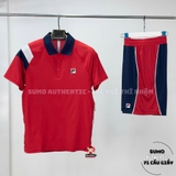 Áo Thể Thao Chính Hãng Fila Heritage Essentials Short Sleeve Polo - màu Đỏ TM13A769