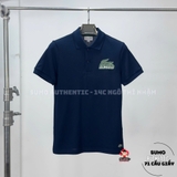 Áo Polo Lacoste Chính Hãng màu xanh navy logo xanh lá-PH5076-99-166