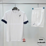 Áo Thể Thao Chính Hãng Asics Men Court Short Sleeve - màu Trắng 2041A255-102