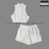 Áo Sát Nách Croptop Thể Thao Chính Hãng Nike Màu Be - FV7492-051
