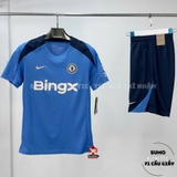 Áo Thể Thao Chính Hãng Nike Dri-FIT Football Short-Sleeve Knit Top - màu Xanh Dương FN9813-436