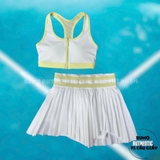 Áo Bra Thể Thao Chính Hãng Nike màu trắng-HM4586-100