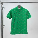 Áo Polo Lacoste Chính Hãng màu xanh lá nhiều họa tiết cá sấu-PH3562-10-SIW