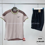 Áo Thể Thao Chính Hãng Nike Court Slam Men'S Dri-Fit Adv Tennis - màu Nâu Nhạt FD5196-019