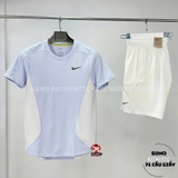 Áo Thể Thao Chính Hãng Nike Court Slam Dri-FIT Tennis Top - màu Xanh Dương Nhạt FZ6857-085