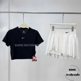 Chân Váy Thể Thao Chính Hãng Nike Xếp Chéo Màu Trắng DR6849-100