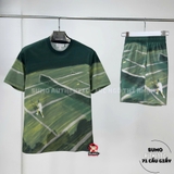 Áo Thể Thao Lacoste Chính Hãng Màu Xanh Lá Lacoste Tennis Print TH0739-51-132