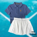 Áo Thể Thao Chính Hãng Nike Croptop Cổ Polo Màu Xanh-HJ8993-491