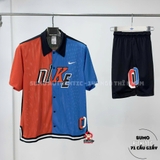 Áo Thể Thao Chính Hãng Nike Men's short-sleeved basketball - màu Cam Xanh IH9267-010