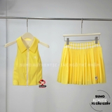 Áo Nữ Thể Thao Chính Hãng Pom Pêche màu vàng-BLANCA