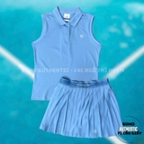 Áo Thể Thao Chính Hãng Sergio Tacchini Ba Lỗ Cổ Polo Màu Xanh Biển TWPQ11053GP002-INL
