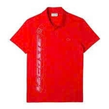 Áo Polo Lacoste Chính Hãng màu đỏ chữ dọc-PH5526-99-S5H
