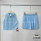 Chân Váy Thể Thao Chính Hãng Wilson Midtown Tiered Skirt - màu Xanh Dương WW00500531-LBL