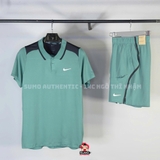 Áo Thể Thao Nike Chính Hãng Xanh Cổ Vịt - Court Advantage - FD5317-361