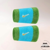 Băng Tay Thể Thao Chính Hãng Nike Swoosh Classic Double Wide Wristbands - màu Xanh Rêu BN4000-488