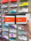 Băng Tay Thể Thao Chính Hãng Nike Swoosh Classic Double Wide Wristbands - màu Trắng Cam BN2095-450