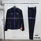 Quần Thể Thao Chính Hãng Adidas Manchester United Tiro 25 Competition Vis Tech Travel Pant - màu Đen JV5352