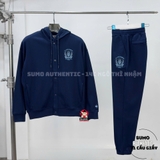 Áo Thể Thao Chính Hãng Lecoq Winter Plus Velvet Stand Collar Hoodie Jacket - màu Xanh Navy L251UCNRJK03-D21