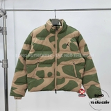Áo Thể Thao Chính Hãng Nike Air Jordan Flight Heritage Down Jacket Camo - màu Kem Xanh FB6989-200