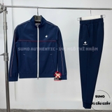 Áo Thể Thao Chính Hãng Lecoq Winter Plus Velvet Stand Collar Zipper Jacket - màu Xanh Navy L253UCNTJK05-D21