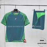 Áo Thể Thao Chính Hãng ASICS Court AOP Misty Pine Vital Green - màu Xanh Dương 2041A385-300