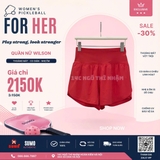 Quần Thể Thao Chính Hãng Wilson Split Court Short - màu Đỏ WW00602531-RDB