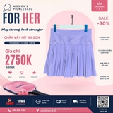 Chân Váy Thể Thao Chính Hãng Wilson Ladies Midtown Tennis Skirt - màu Tím Nhạt WW00160511-PUF
