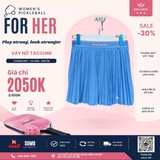 Chân Váy Thể Thao Chính Hãng Sergio Tacchini Takini Flying Mesh Skirt - màu Xanh Dương TWSK12153-INS