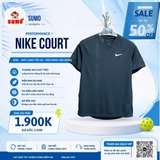 Áo Thể Thao Chính Hãng Nike Tennis top Nike Nike Court Black - màu Đen CV2982-010