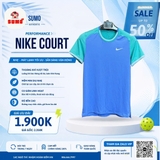 Áo Thể Thao Chính Hãng Màu Xanh Nike Court Advantage Dri-fit Tennis FD5320-494