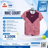 Áo Thể Thao Chính Hãng Nike Court Dri-Fit Slam T-Shirt - màu Đỏ Thẫm DV0702-681