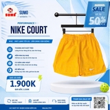 Quần Thể Thao Nike Chính Hãng Màu Vàng Cam Nike Court Dri-FIT Victory FD5380-717