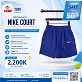 Quần Thể Thao Chính Hãng NikeCourt Slam Men's Dri-FIT Tennis Shorts - màu Xanh FZ6937-539