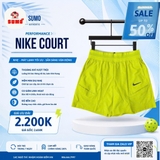 Quần Thể Thao Chính Hãng Nike Court Slam Dri-FIT - màu Vàng (size âu) FZ6899-344