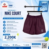 Quần Thể Thao Chính Hãng Nike Court Advantage Dri-FIT - màu Đỏ Đô FZ6914-652