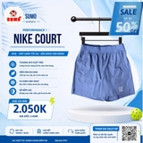 Quần Thể Thao Chính Hãng Màu Tím Xanh Nike Court Advantage 6Inch FZ6914-499