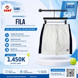 Quần Thể Thao Chính Hãng Fila Jakob Men's Tennis Shorts - màu Trắng FBM241501-0153