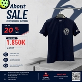 Áo Thể Thao Chính Hãng About Spring Tennis Rock Crew - màu Xanh Navy ATTS19-035