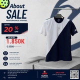 Áo Thể Thao Chính Hãng About White Cross Navy - màu Xanh Navy ATTS03-059