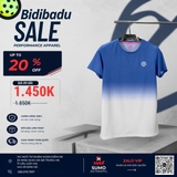 Áo Thể Thao Chính Hãng Màu Xanh Trắng Bidibadu Tennis BIDIBADU63.1-A