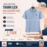Áo Thể Thao Chính Hãng Lecoq Polo - màu Xanh Nhạt CO-7101231CIB